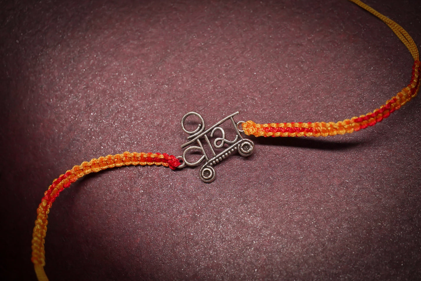 OXIDISED VEERA SILVER RAKHI