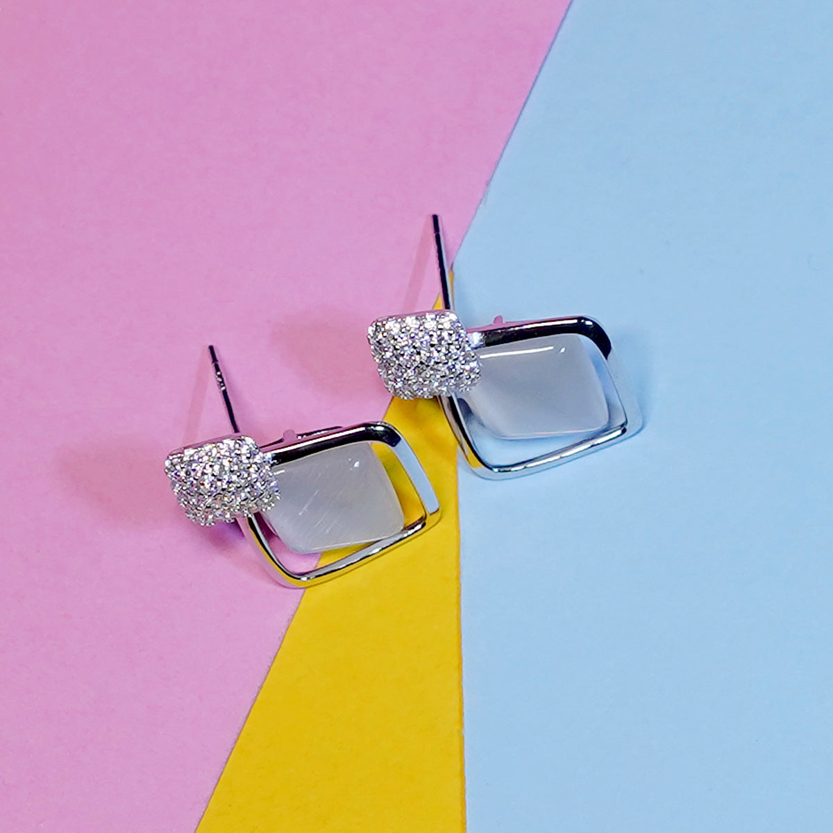 IMPORTED BOLD SILVER EARRINGS