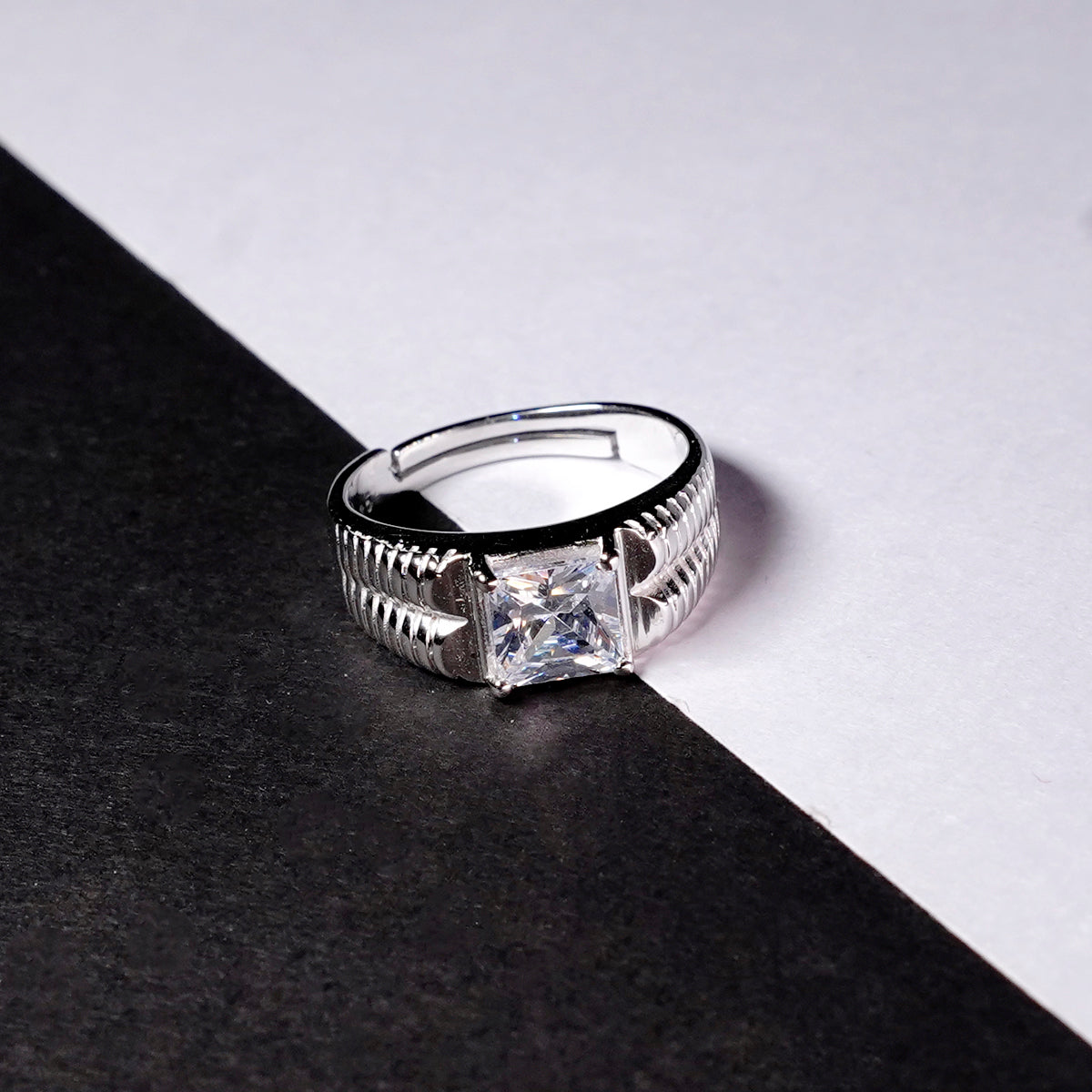 THE CUBIC POWER SILVER RING
