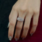 DAZZLING BOLD SILVER RING