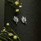 Leaf Studs Silver Earrings