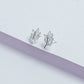 Leaf Studs Silver Earrings