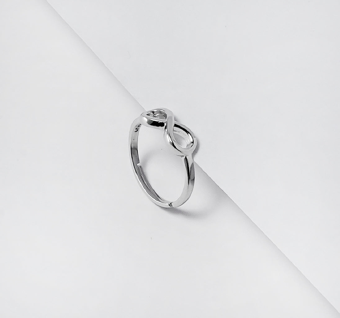 PURE INFINITY SILVER RING