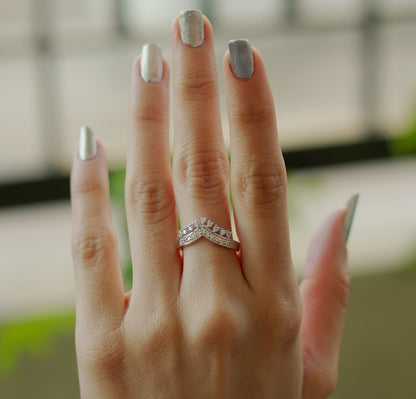 QUEEN GLORY SILVER CROWN RING