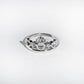 ROYAL SOLITAIRE SILVER CROWN RING