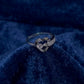 BOLD HEARTED SILVER RING