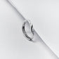 TWISTED MINIMALIST SILVER RING BAND